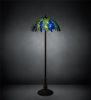 62" High Tiffany Honey Locust Floor Lamp