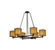 48"W Horizon Bay 6 LT Chandelier