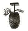 13" Wide Stoneycreek Pinecone Semi-Flushmount