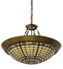 28"W Fleur-de-Lite Inverted Pendant